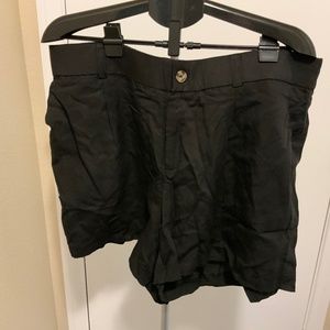 Torrid Linen Black Shorts size 18